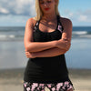 Tankini Swimsuits for Women 2026 Tummy Control Two Piece Bathing Suits with Sporty Pockets Swim Shorts