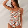 Women's One Piece Swimsuits Tummy Control Ruched Bathing Suit 1 Piece Swimwear