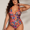 Women's One Piece Swimsuit Tummy Control V Neck Bathing Suits