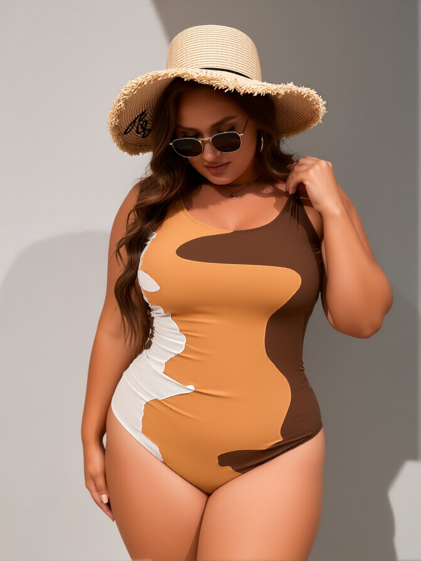 Womens Tummy Control Bathing Suit Modest One Piece Swimsuits Slimming Scoop Neck Neon 2026 Swim Suit