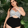 Women's One Piece Swimsuits Tummy Control Cutout High Waisted Bathing Suit Wrap Tie Back 1 Piece Swimsuit