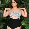 Women's One Piece Swimsuits Tummy Control Cutout High Waisted Bathing Suit Wrap Tie Back 1 Piece Swimsuit