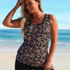 Plus Size Tankini Swimsuits - Women Two Piece Tankini Top with Shorts Flowy Swimsuit 2026 Bathing Suits