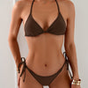 Women Two Piece Swimsuit Sexy Swimwear Halter String Triangle Bikini Sets