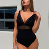 Women's Tummy Control One Piece Swimsuits Long Torso Curvy Halter Bathing Suit