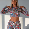 Long Sleeve Rash Guard - 2 Piece Swimsuit Bathing Suits with Bottom Swim Top UV UPF 50+