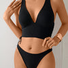 Women's High Waisted Bikini Sets - Floral Print 2 Piece Swimsuits Tummy Control Modest Bathing Suit