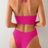 Women's High Waisted Bikini Sets - Floral Print 2 Piece Swimsuits Tummy Control Modest Bathing Suit